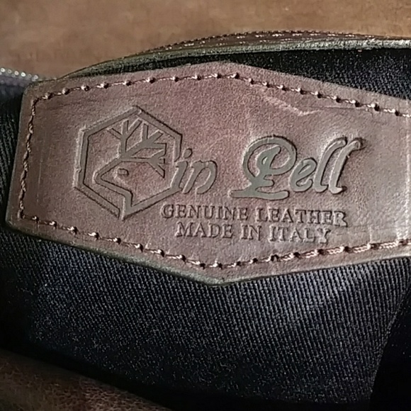 Dark Brown leather purse - Picture 4 of 4